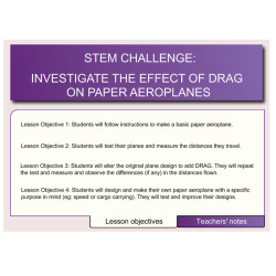 STEM Paper Aeroplane Challenges