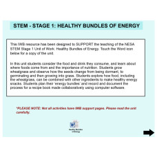 STEM: Healthy Bundles of Energy