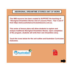 Aboriginal Dreamtime Stories Years 3 and 4